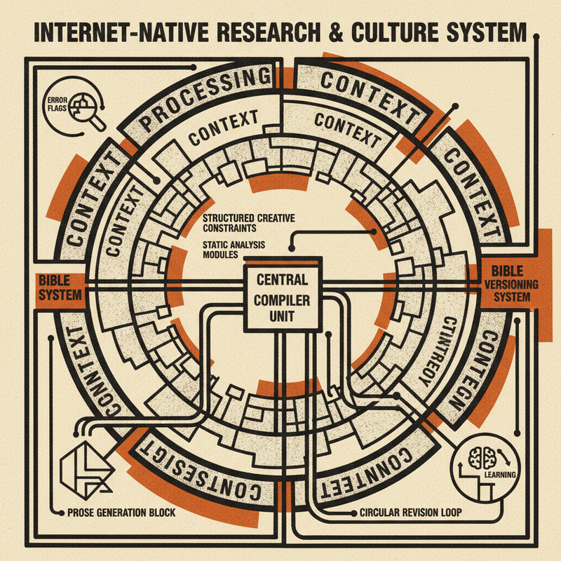Word Compiler, A Context Compiler for Long-Form Fiction