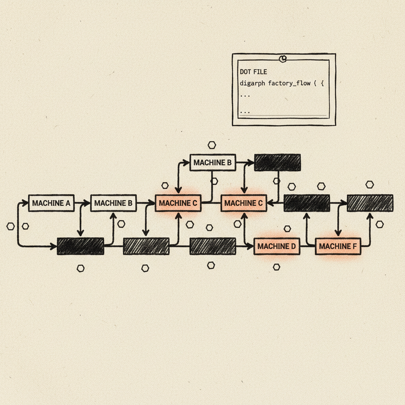 The Dark Factory Is a .dot file